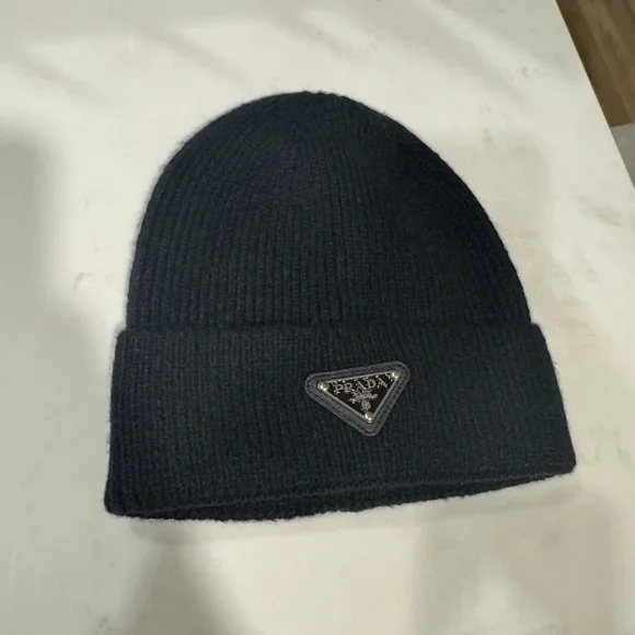 Prada Black Beanie ( read description) - Picture 2 of 2